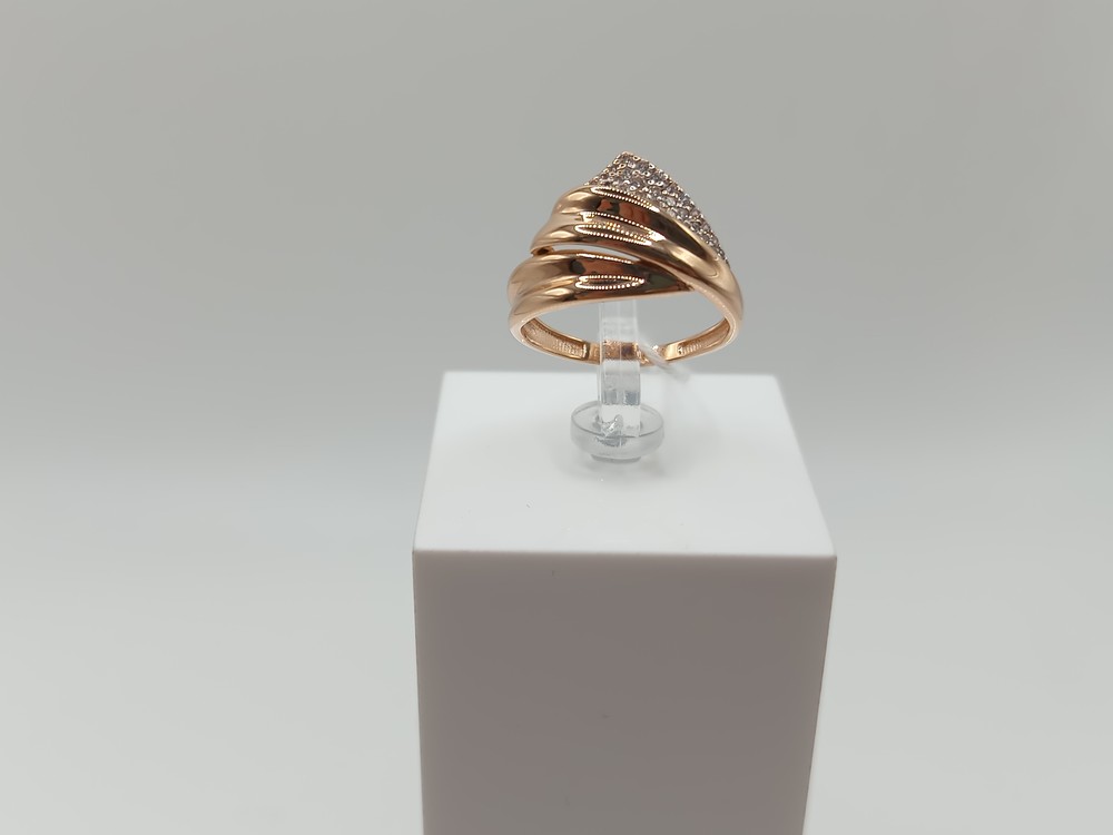 КОЛКМИ585 КОЛЬЦО С КАМНЯМИ (Au 585)