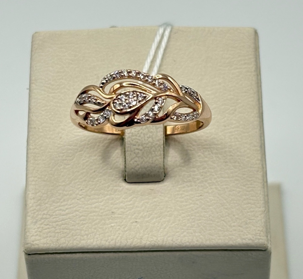 КОЛКМИ585 КОЛЬЦО С КАМНЯМИ (Au 585)
