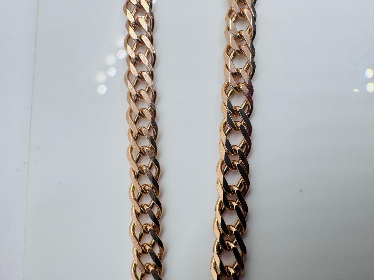 ЦЕПЬ ПОЛНОВЕСНАЯ Ромб двойной (Au 585)