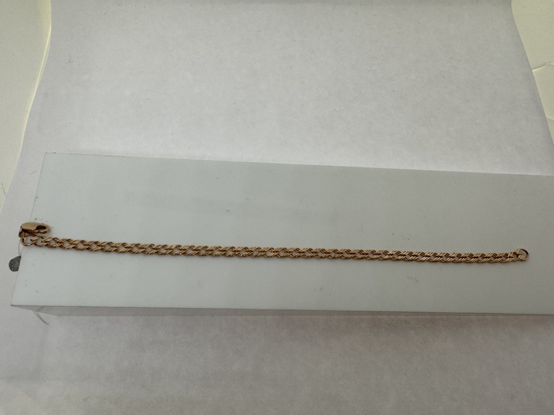 БРАСЛЕТ ПОЛНОВЕСНЫЙ Ромб тройной (Au 585)