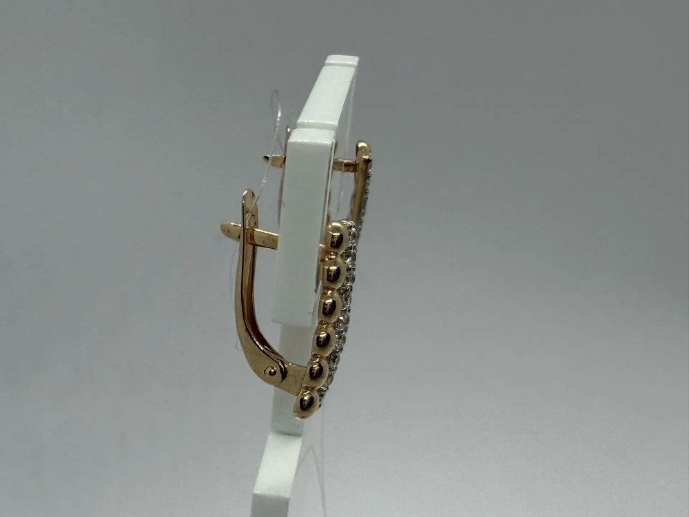 СЕРЬГИ С КАМНЯМИ (Au 585)