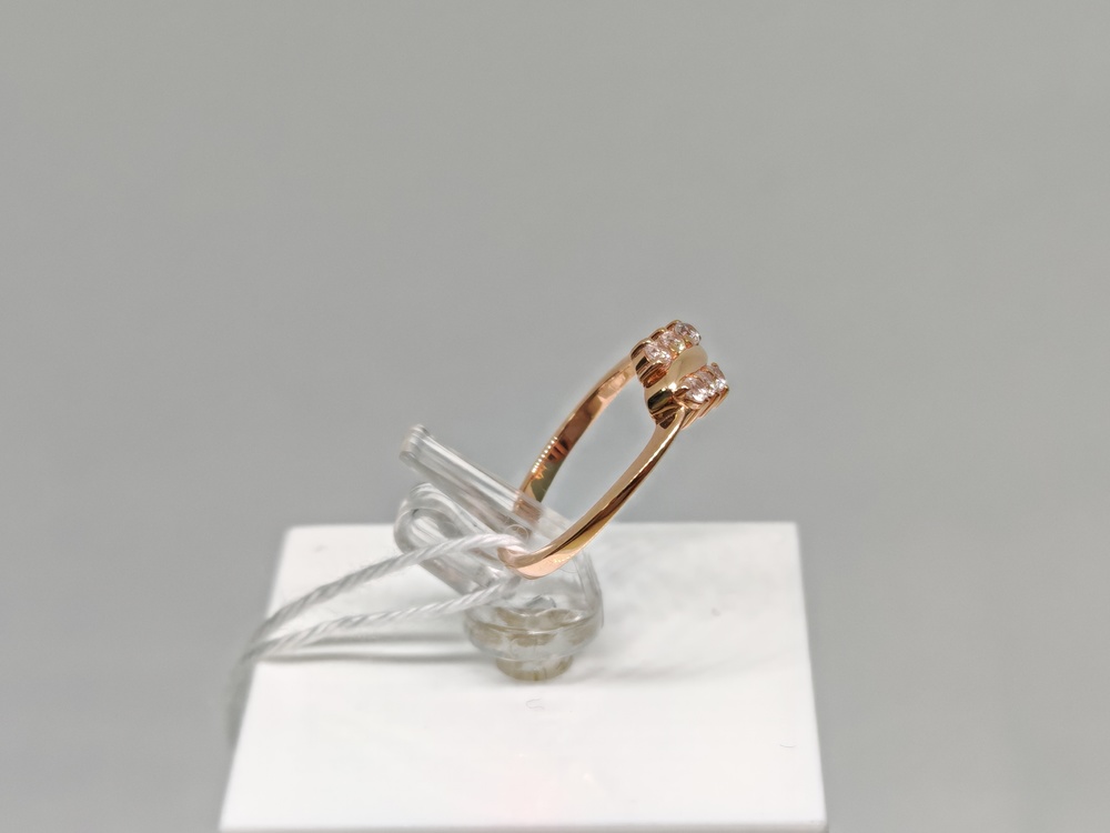 КОЛЬЦО С КАМНЯМИ (Au 585)