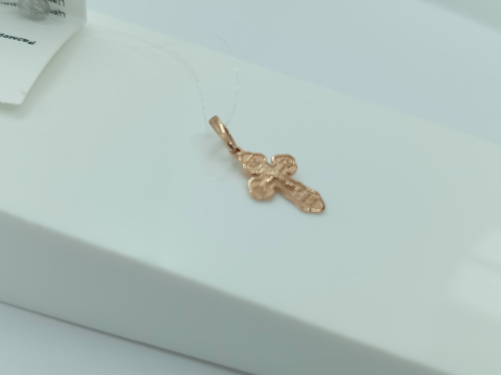 ПОДВЕСКА КРЕСТ без камня (Au 585)