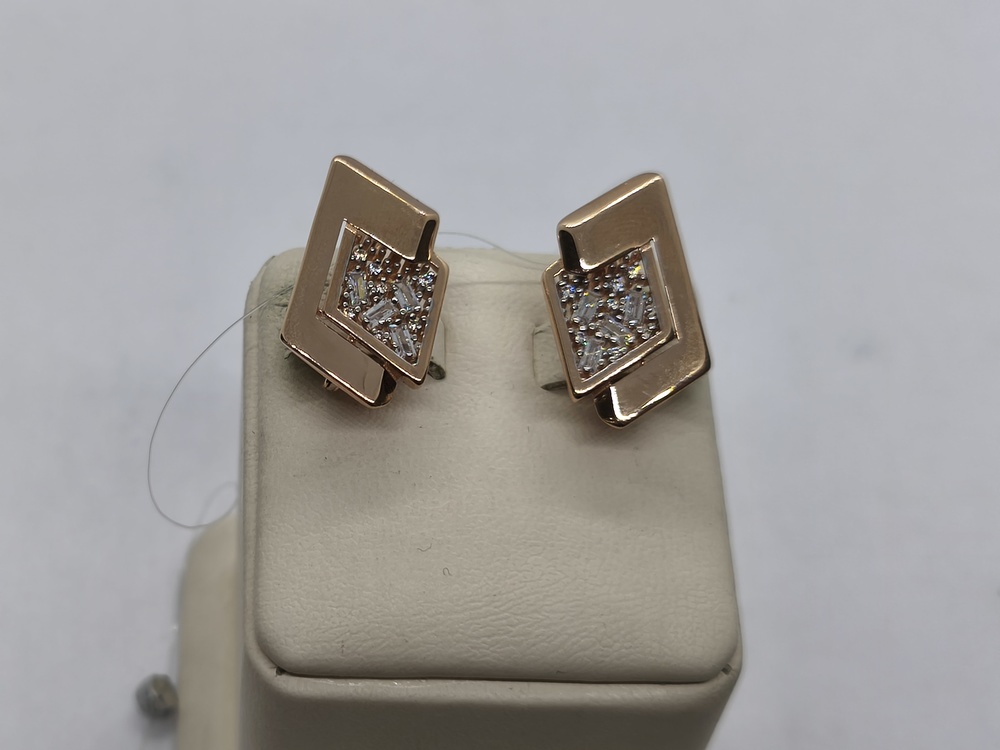 СЕРЬГИ С КАМНЯМИ (Au 585)