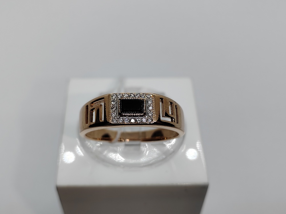 ПЕЧАТКА С КАМНЯМИ (Au 585)