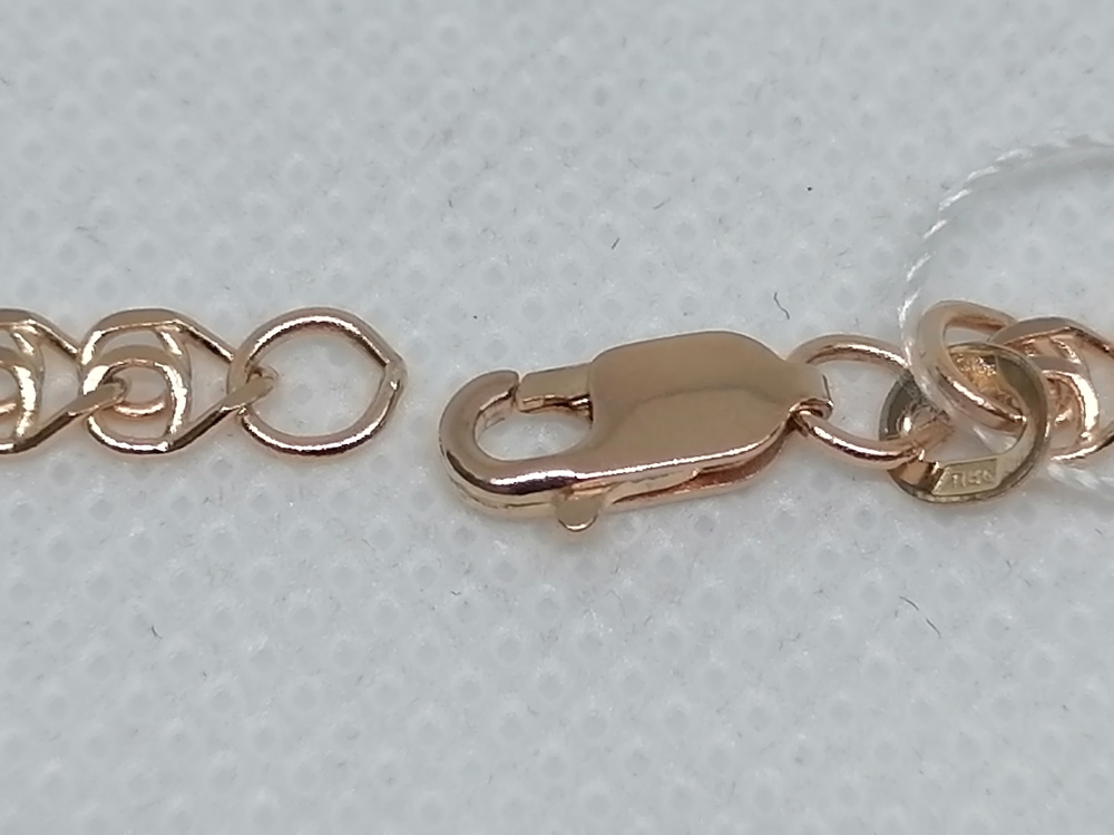 НБ 12-087 БРАСЛЕТ ПОЛНОВЕСНЫЙ Лав (Au 585)