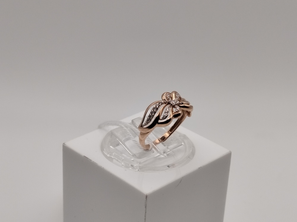 КОЛКМИ585 КОЛЬЦО С КАМНЯМИ (Au 585)