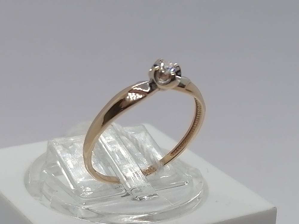 КОЛЬЦО БРИЛЛИАНТ Au 585