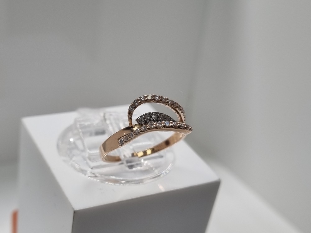 КОЛКМИ585 КОЛЬЦО С КАМНЯМИ (Au 585)