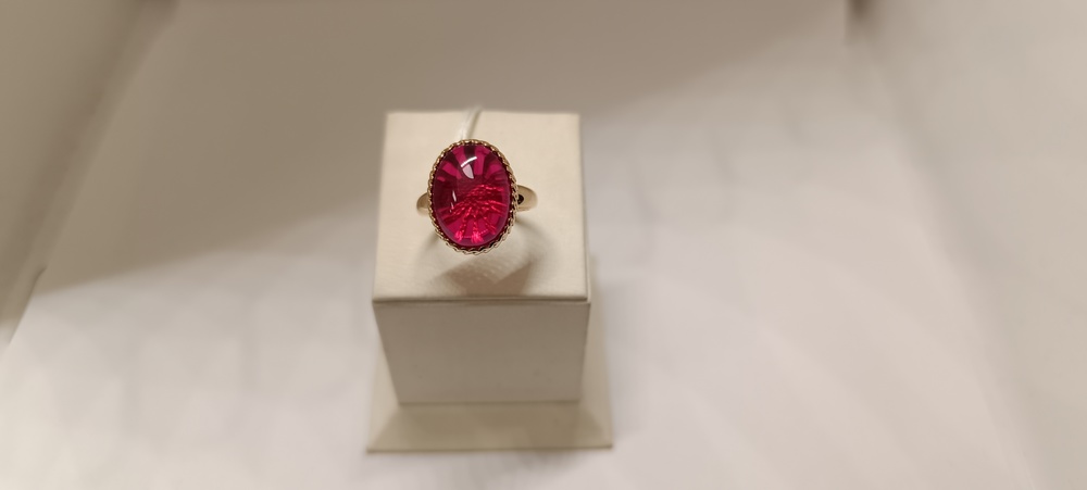 КОЛКМ585 КОЛЬЦО С КАМНЕМ (Au 585)