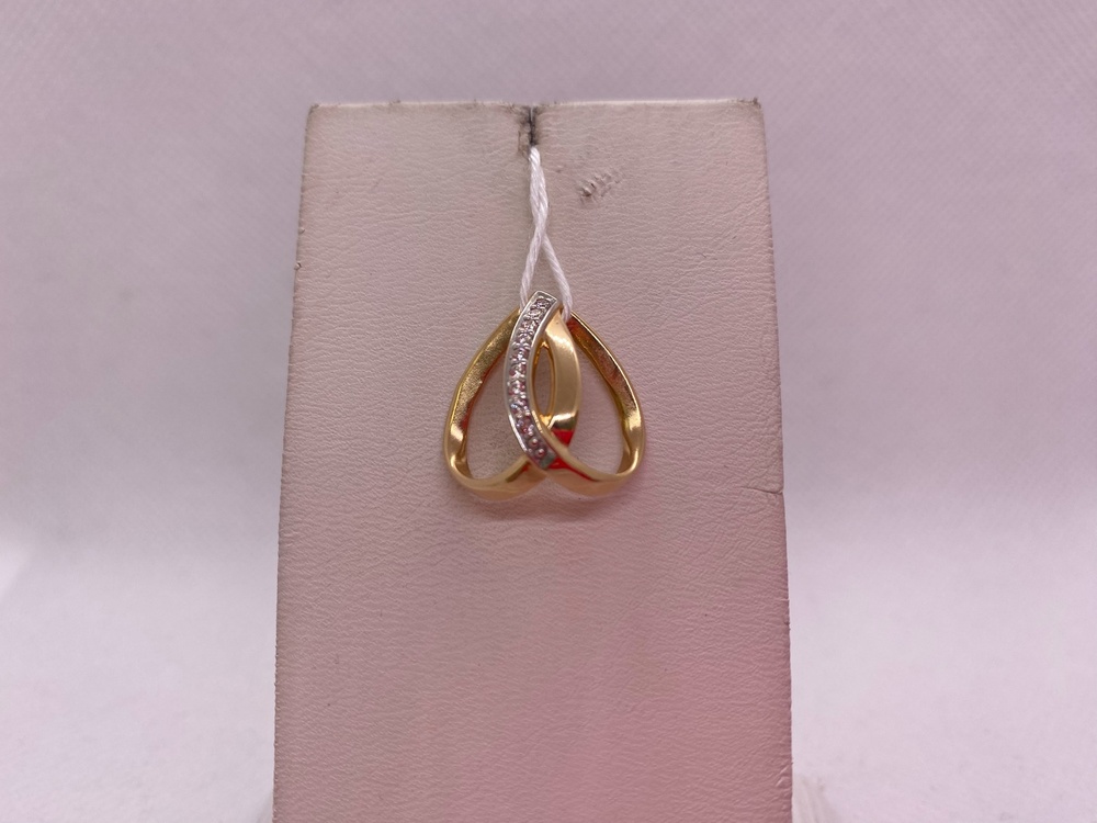 ПОДВЕСКА С КАМНЯМИ (Au 585)