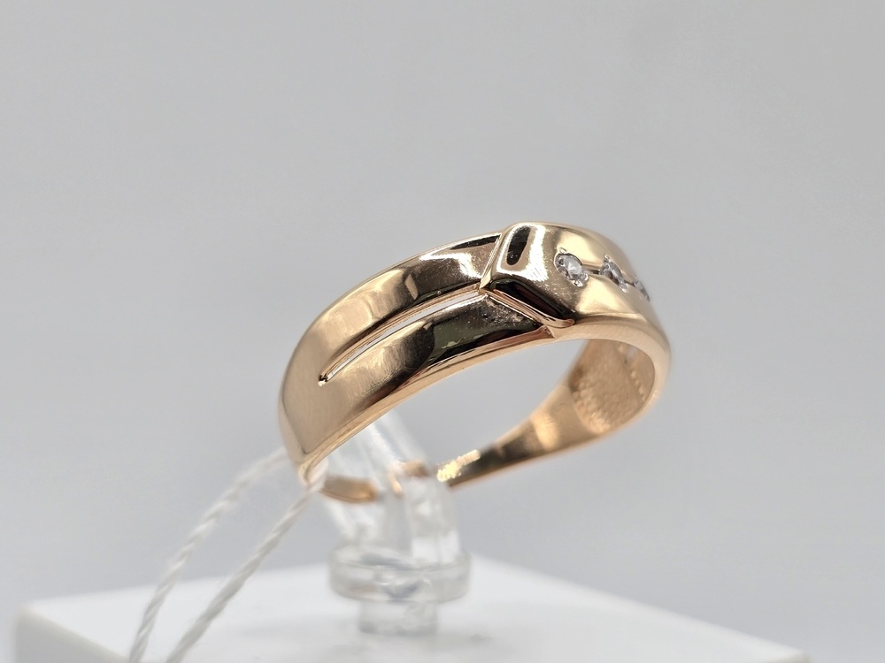 КОЛКМИ585 КОЛЬЦО С КАМНЯМИ (Au 585)