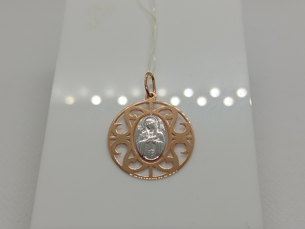 03-1511 ПОДВЕСКА ИКОНА без камня (Au 585)