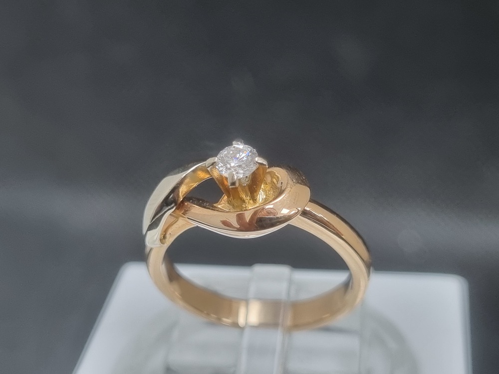 КОЛЬЦО БРИЛЛИАНТ Au 585