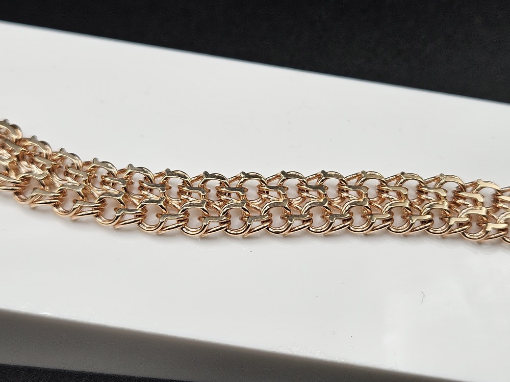 БРАСЛЕТ ПОЛНОВЕСНЫЙ Фантазия Au 585