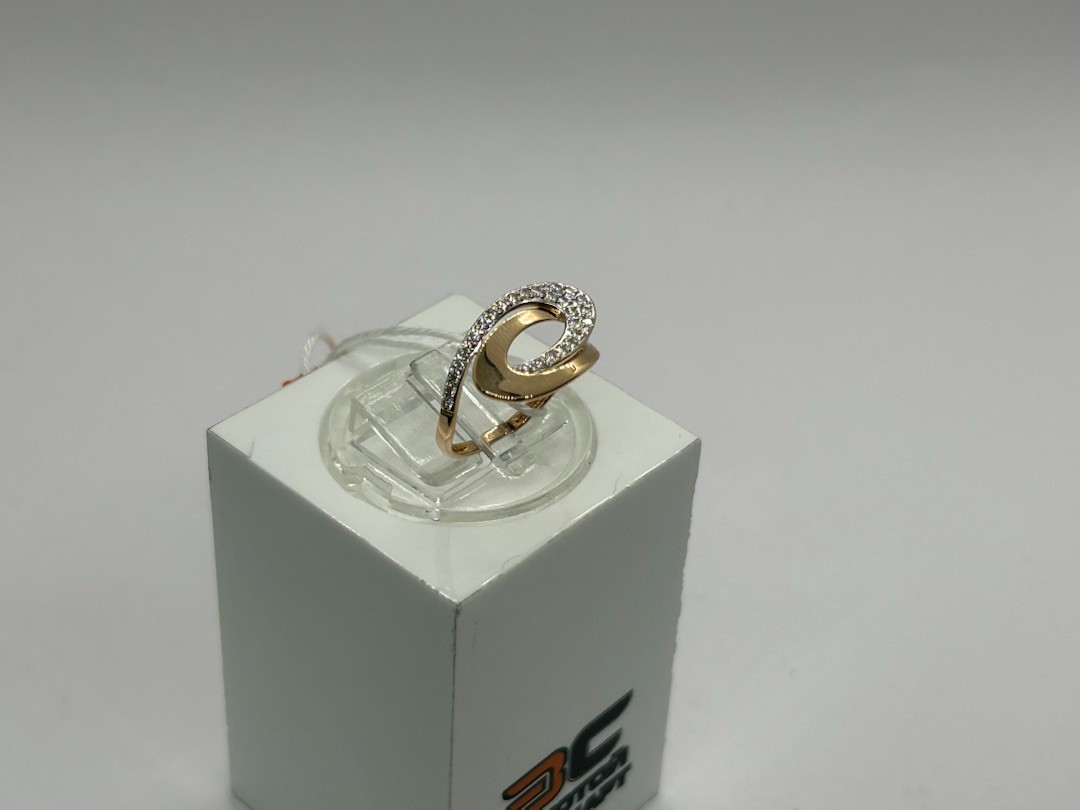 КОЛКМИ585 КОЛЬЦО С КАМНЯМИ (Au 585)