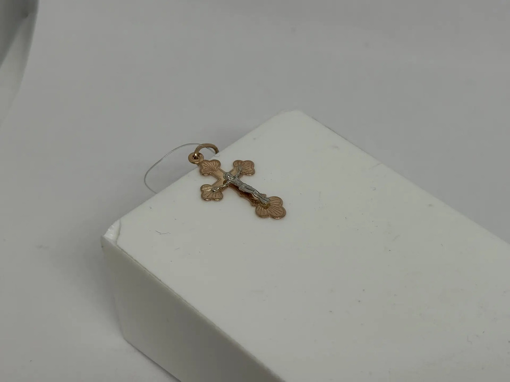 ПОДВЕСКА КРЕСТ (Au 585)