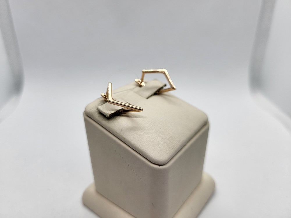 СЕРЬГИ БЕЗ КАМНЯ (Au 585)