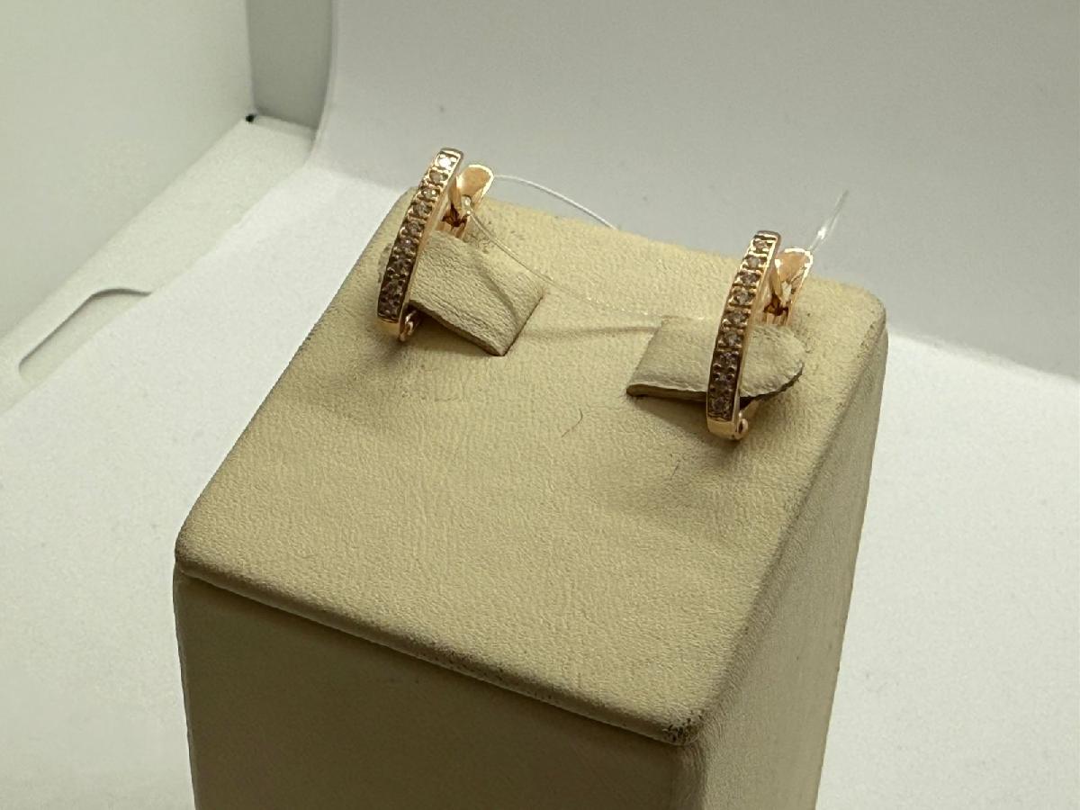 СЕРЬГИ С КАМНЯМИ (Au 585)