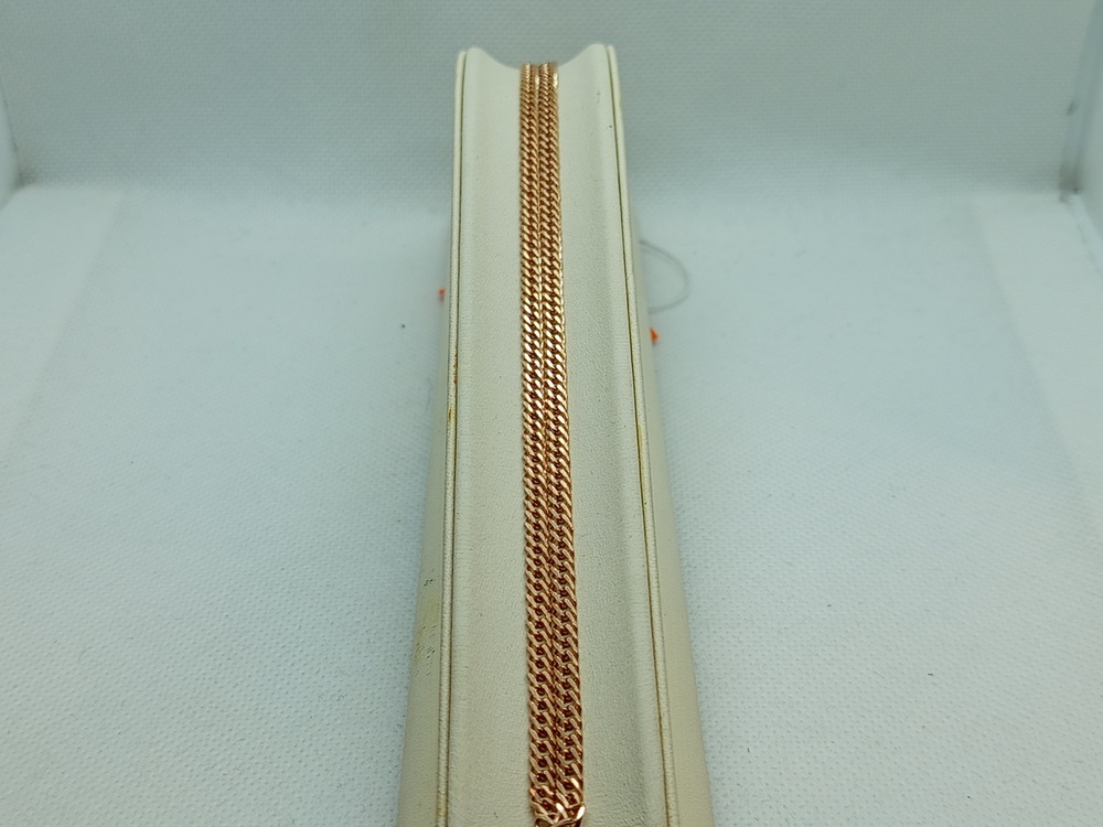 ЦЕПЬ ПОЛНОВЕСНАЯ Ромб двойной (Au 585)