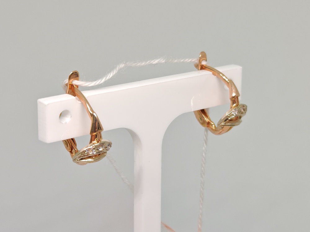 СЕРЬГИ С КАМНЯМИ (Au 585)