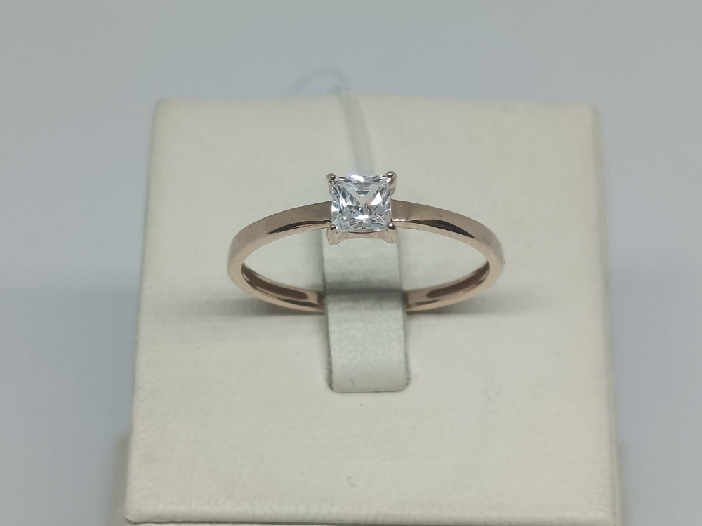 КОЛЬЦО С КАМНЕМ (Au 585)