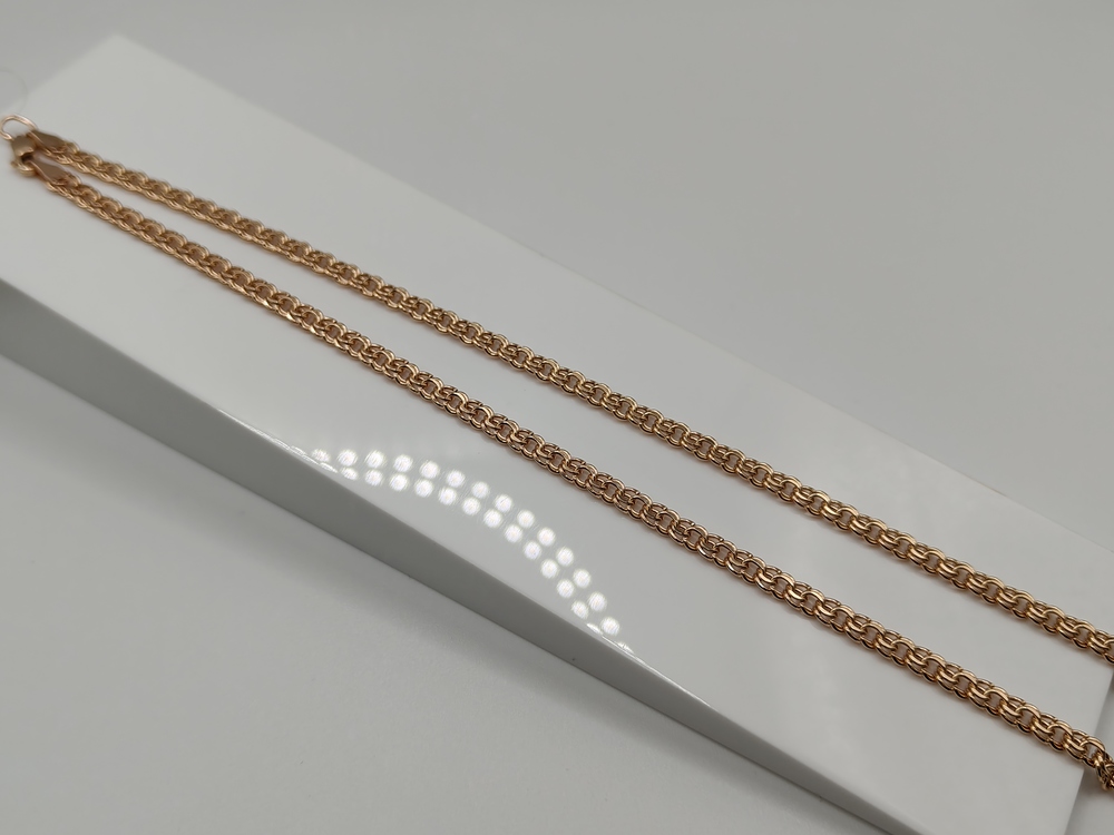 ЦЕПЬ ПУСТОТЕЛАЯ Бисмарк (Au 585)