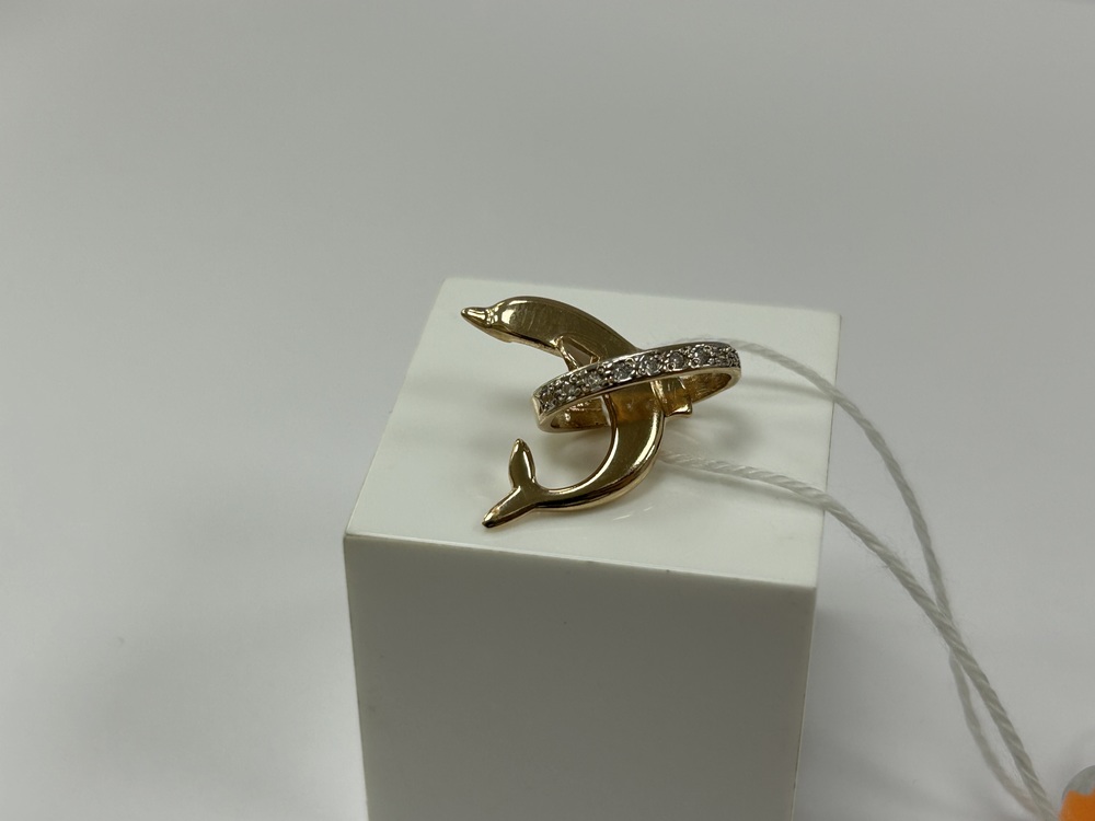 ПОДВЕСКА С КАМНЯМИ (Au 585)