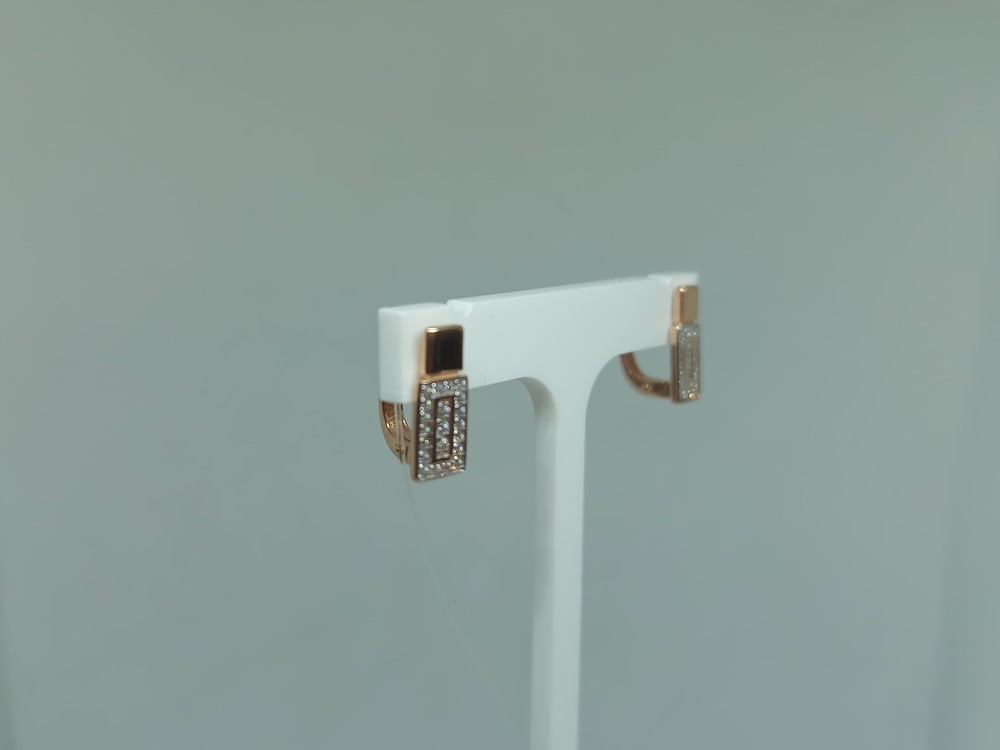 СЕРЬГИ С КАМНЯМИ (Au 585)