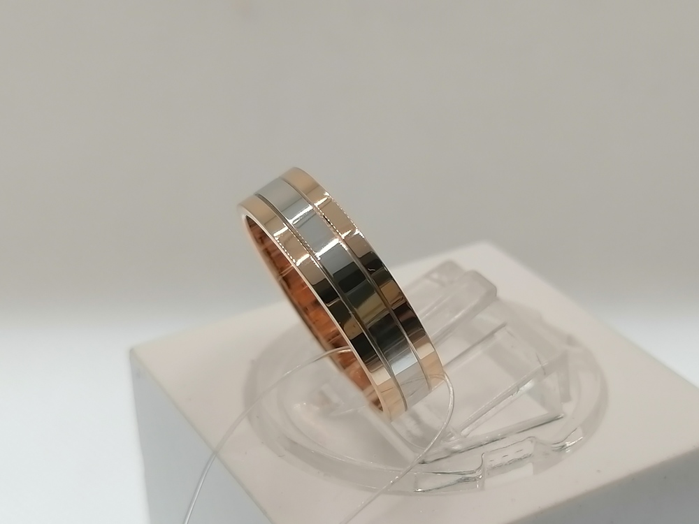 Р-1/бк КОЛЬЦО ОБРУЧАЛЬНОЕ без камня (Au 585)