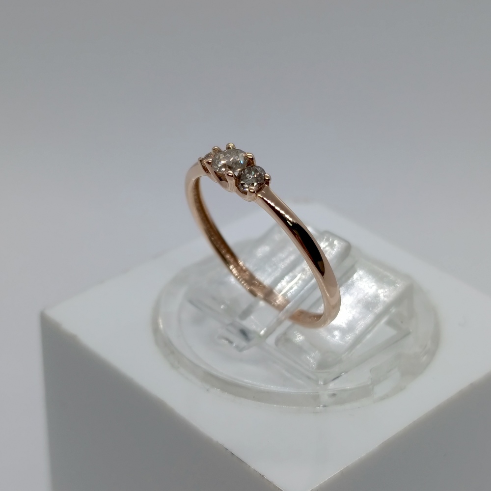 КОЛЬЦО БРИЛЛИАНТ Au 585