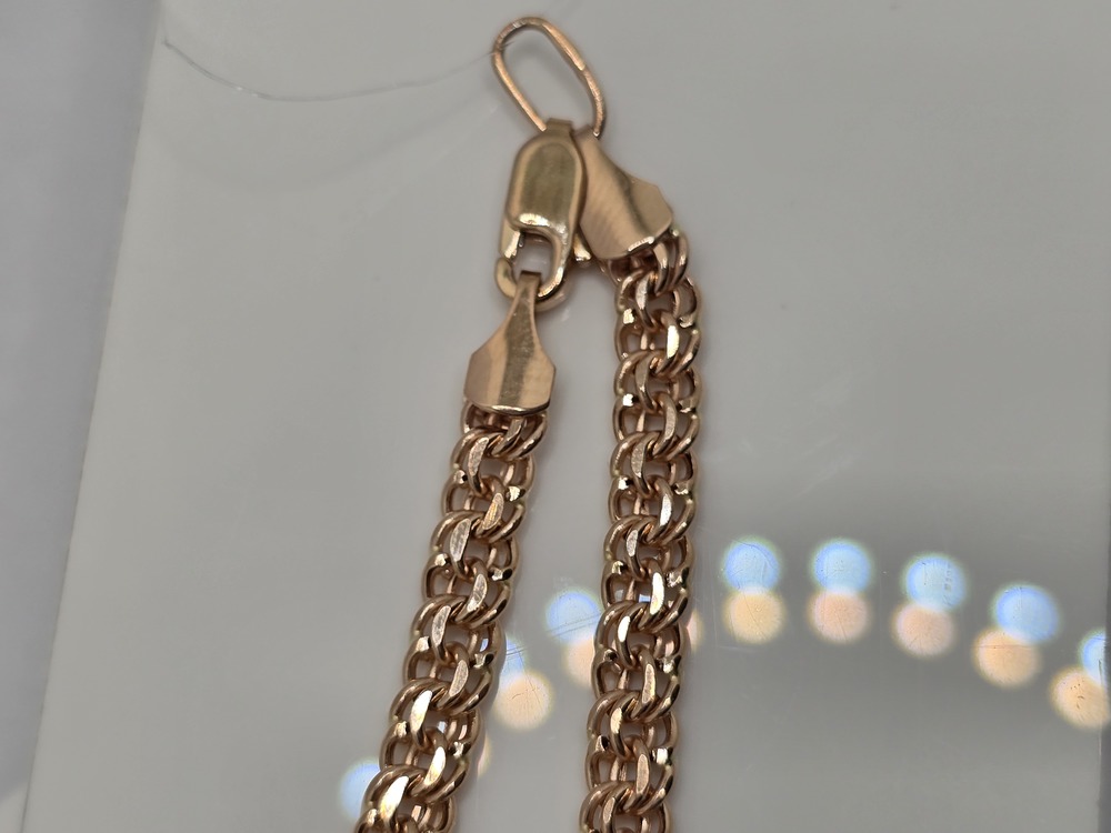 ЦЕПЬ ПУСТОТЕЛАЯ Бисмарк (Au 585)