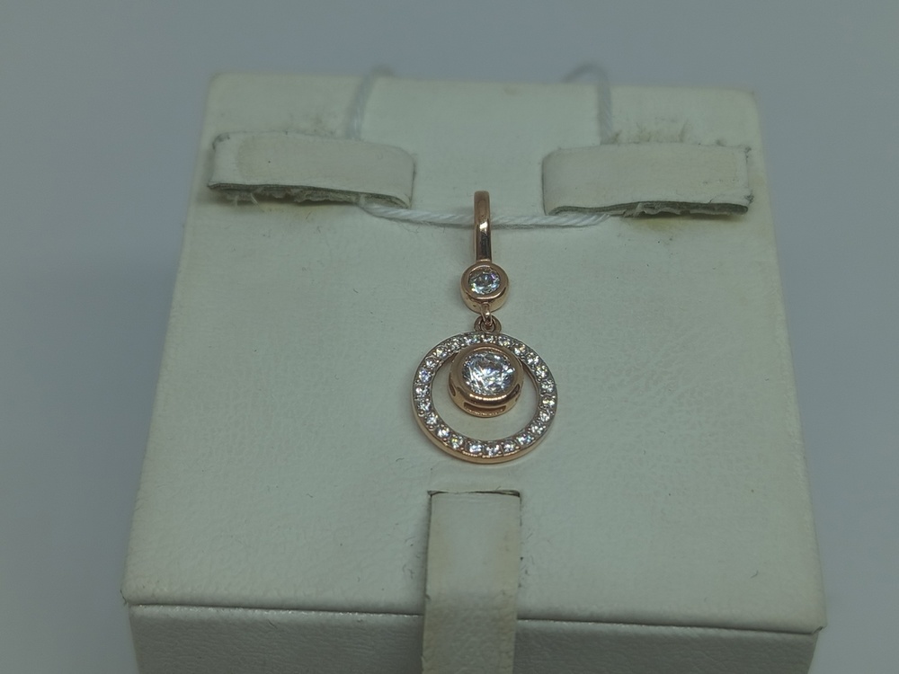 ПОДКМИ585 ПОДВЕСКА С КАМНЯМИ (Au 585)