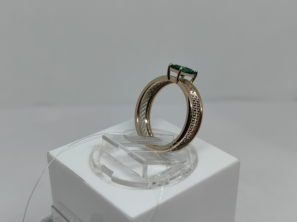 КОЛЬЦО ИЗУМРУД (Au 585)