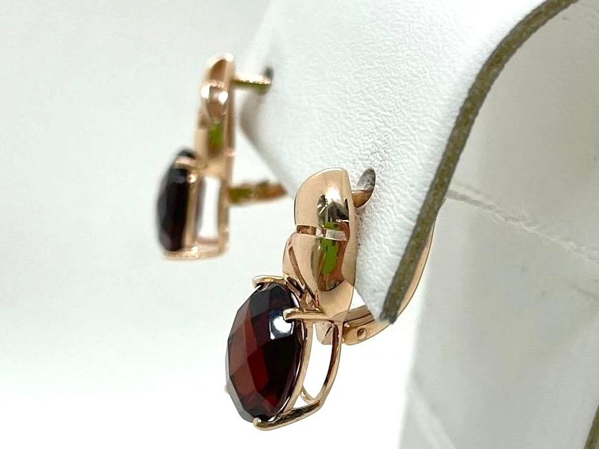 21803477 СЕРЬГИ С КАМНЕМ (Au 585)