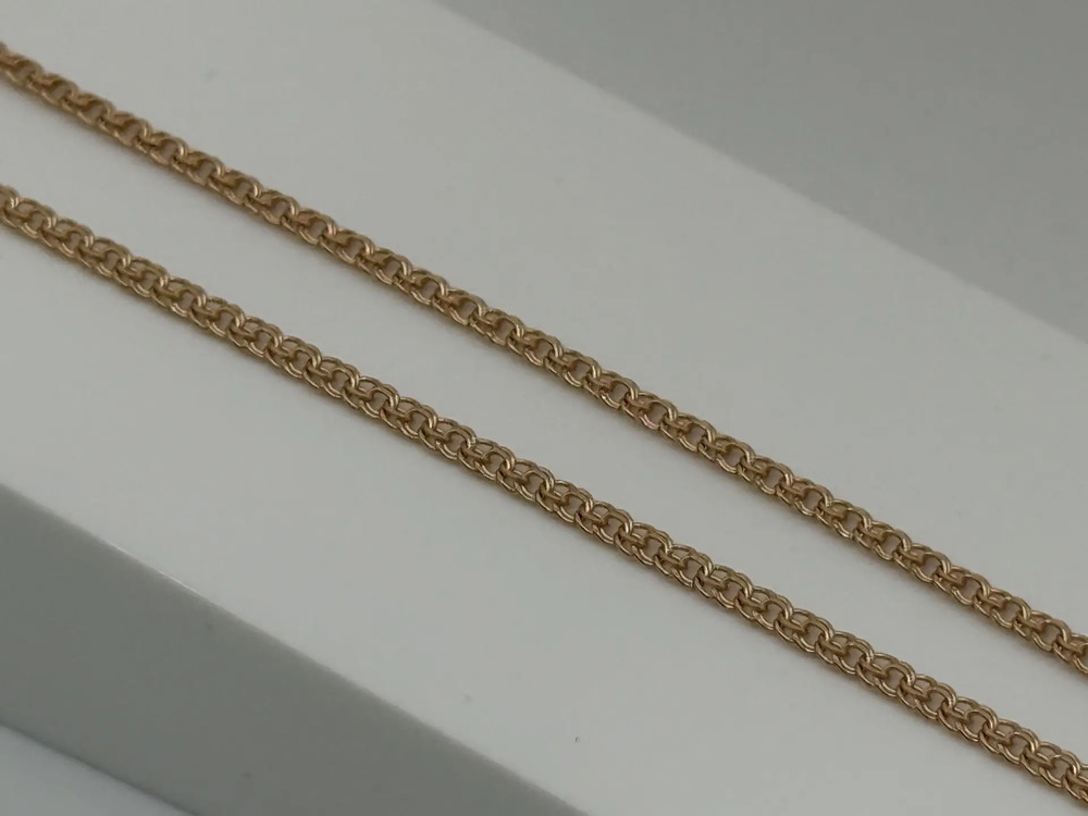 ЦЕПЬ ПУСТОТЕЛАЯ Бисмарк (Au 585)