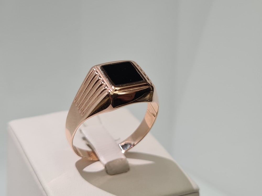 КОЛЬЦО ПЕЧАТКА Эмаль (Au 585)