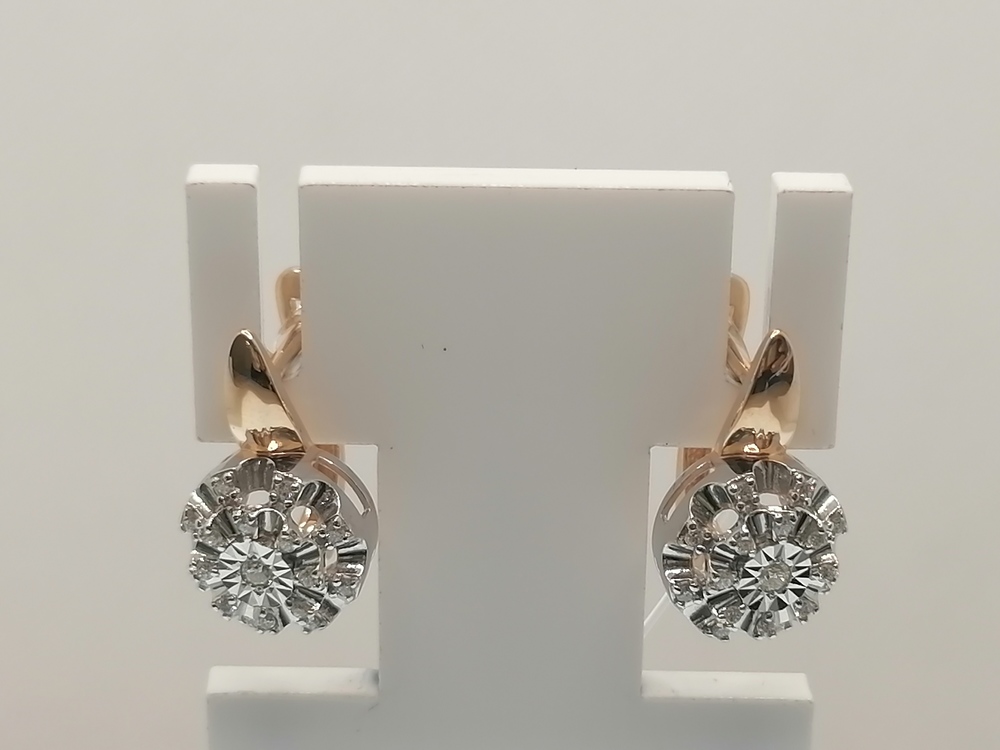 СЕРЬГИ БРИЛЛИАНТ (Au 585)