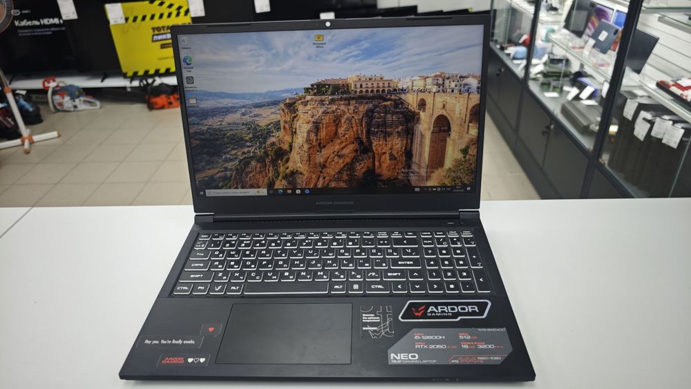 Ноутбук ARDOR Gaming; Core I5-12600H, GeForce RTX 2050, 16 Гб, 500 Гб, Нет