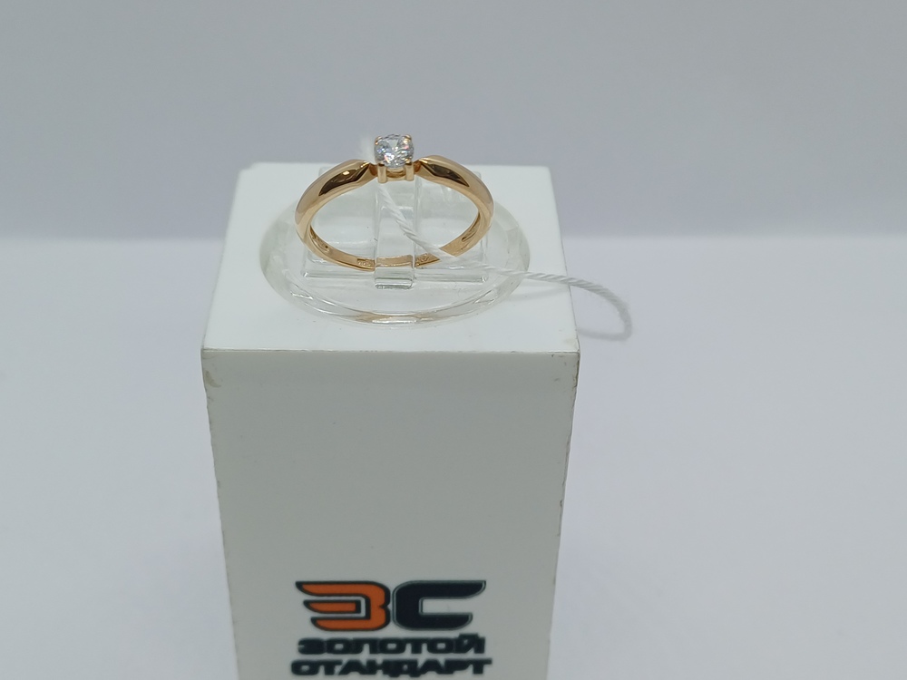 КОЛКМ585 КОЛЬЦО С КАМНЕМ (Au 585)