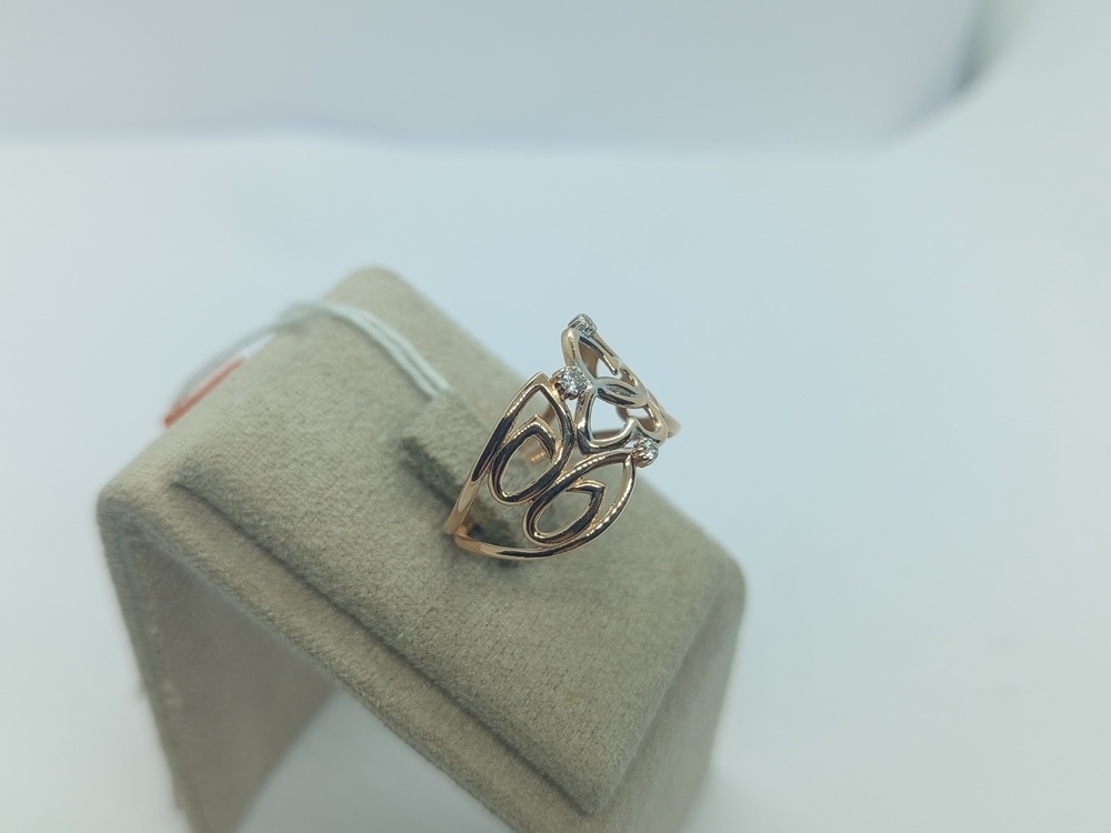 КОЛКМИ585 КОЛЬЦО С КАМНЯМИ (Au 585)