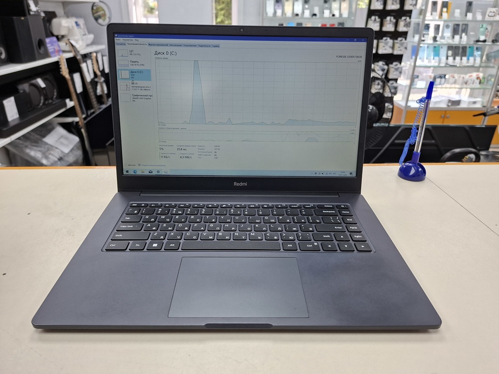 Ноутбук Xiaomi; I3-1115G4,  Intel(R) Graphics, 8 Гб, 256 Гб, Нет