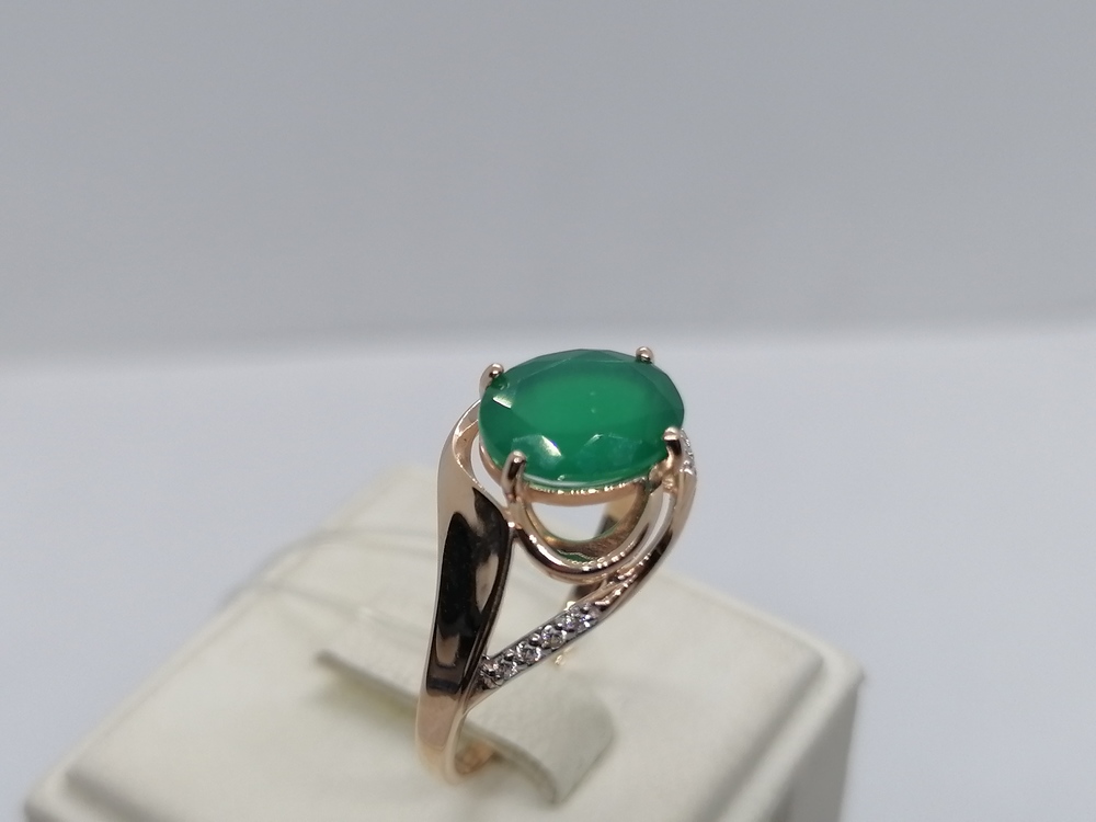 51-310-00924-3 КОЛЬЦО С КАМНЯМИ (Au 585)