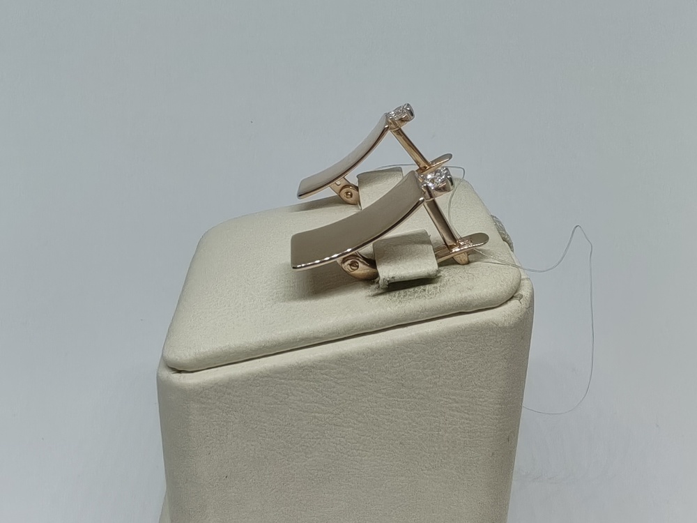 08-216723 СЕРЬГИ С КАМНЕМ (Au 585)