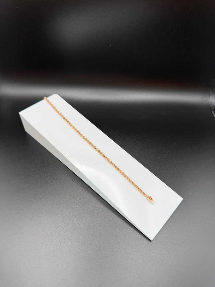 БРАСЛЕТ ПУСТОТЕЛЫЙ Веревка (Au 585)