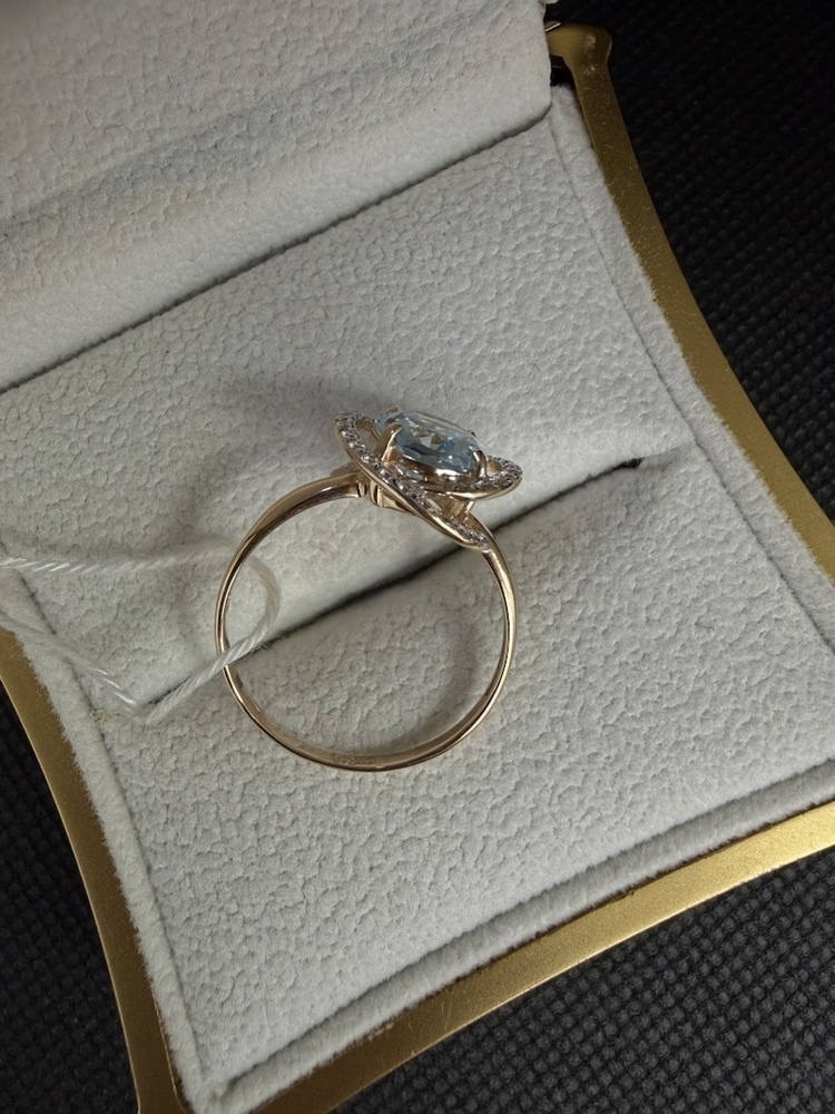 КОЛКМИ585 КОЛЬЦО С КАМНЯМИ (Au 585)