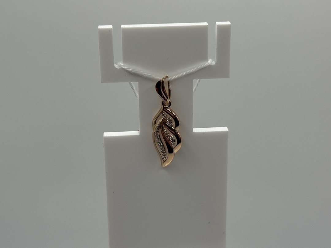 ПОДКМИ585 ПОДВЕСКА С КАМНЯМИ (Au 585)