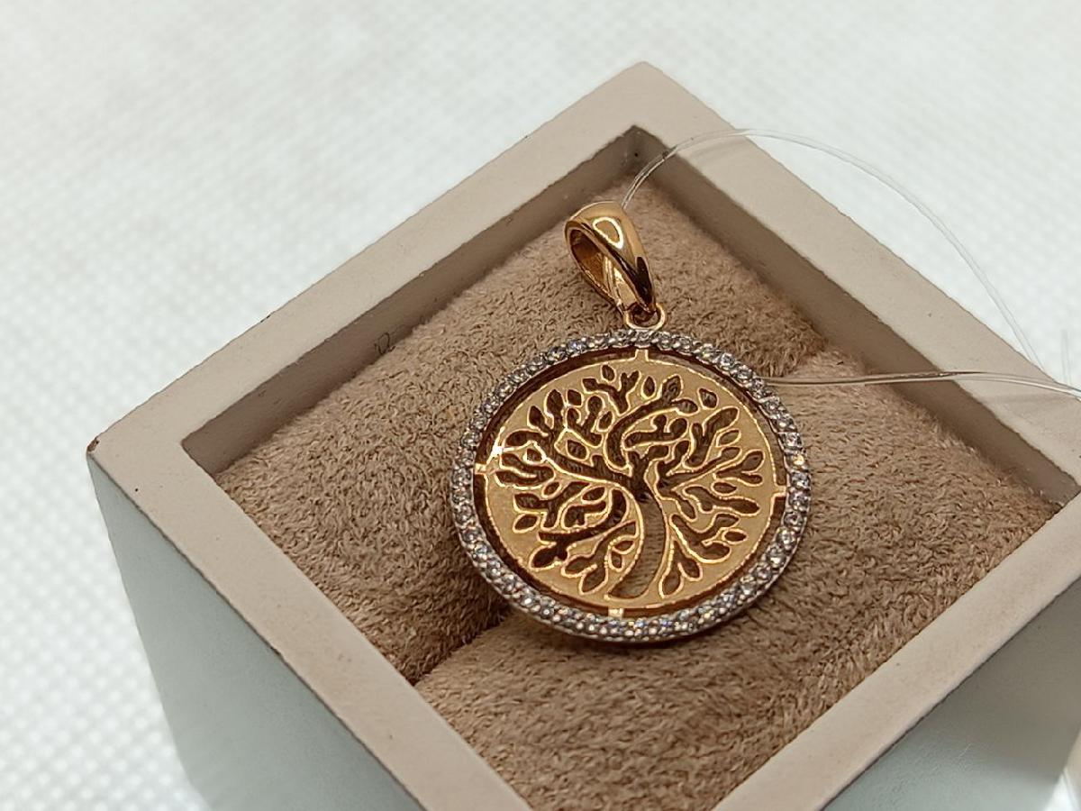 ПОДВЕСКА С КАМНЯМИ (Au 585)