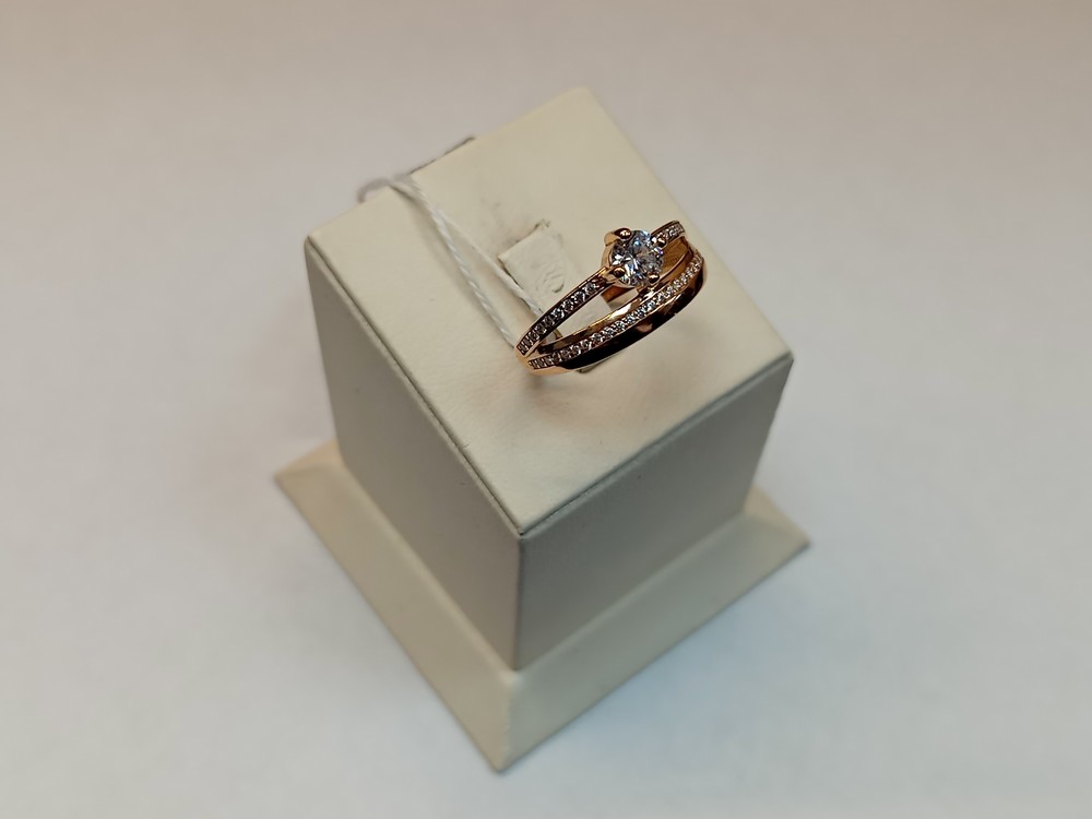 КОЛКМИ585 КОЛЬЦО С КАМНЯМИ (Au 585)