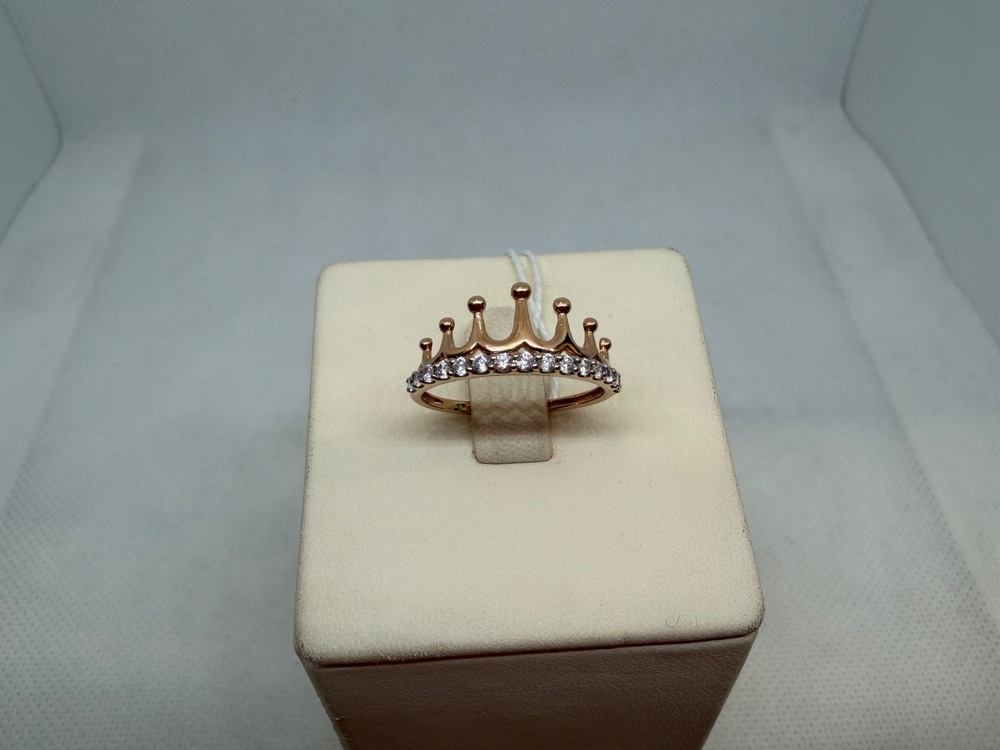 КОЛКМИ585 КОЛЬЦО С КАМНЯМИ (Au 585)